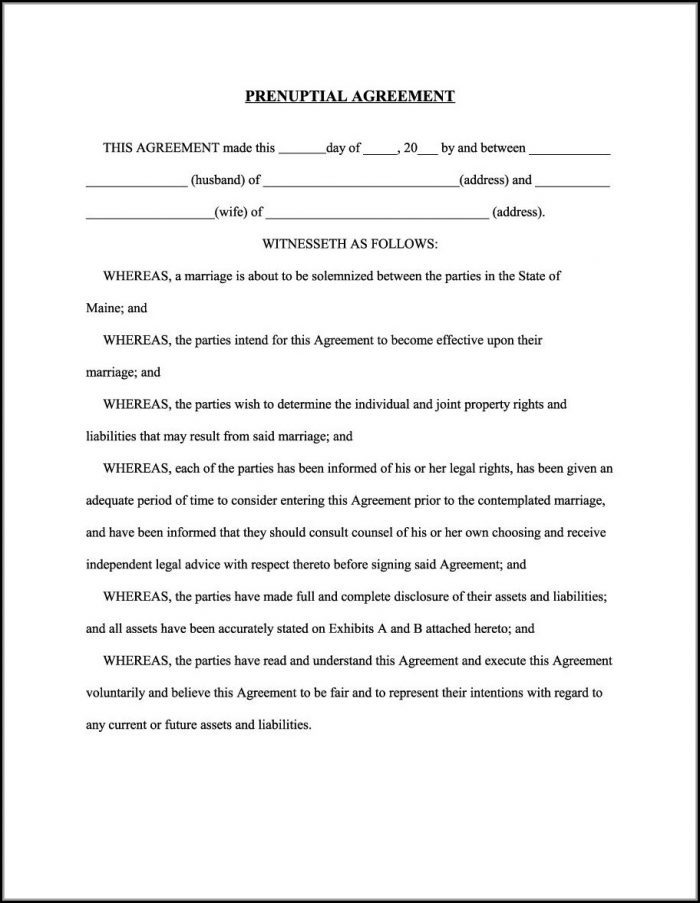 Free Florida Prenuptial Agreement Template Free Florida Prenuptial Agreement Template