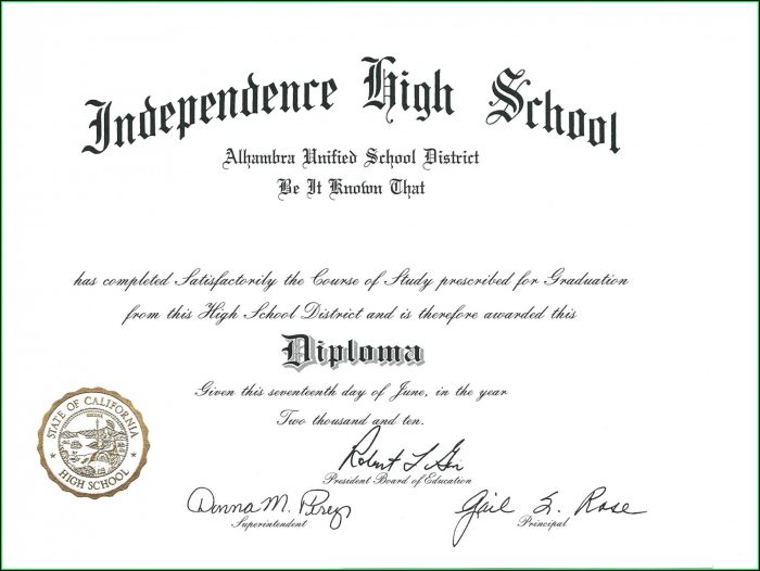 Free High School Diploma Template With Seal Pdf Free High School Diploma Template With Seal Pdf