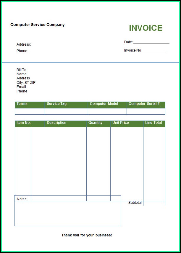 Free Invoice Template Microsoft Word 2007 Free Invoice Template Microsoft Word 2007