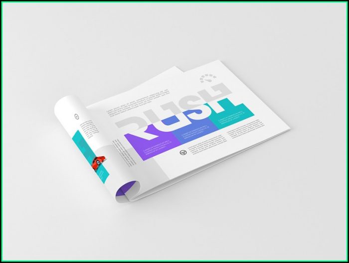 Free Landscape Brochure Psd Template Free Landscape Brochure Psd Template