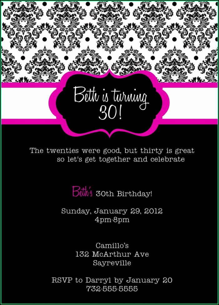 Free Printable Birthday Invitation Templates For Adults Free Printable Birthday Invitation Templates For Adults
