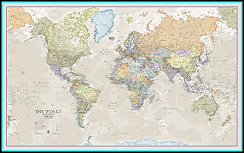 Giant World Map Laminated Giant World Map Laminated