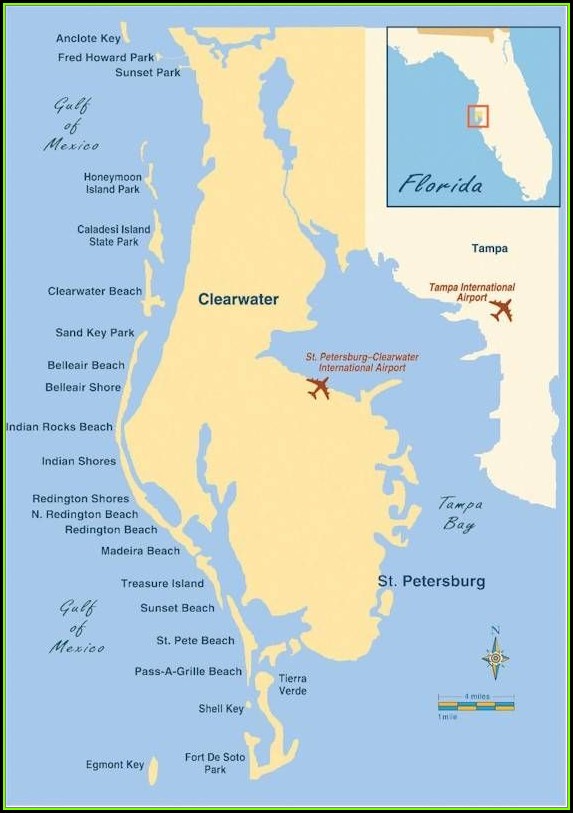 Map Of St Petersburg Beach Florida Map Of St Petersburg Beach Florida