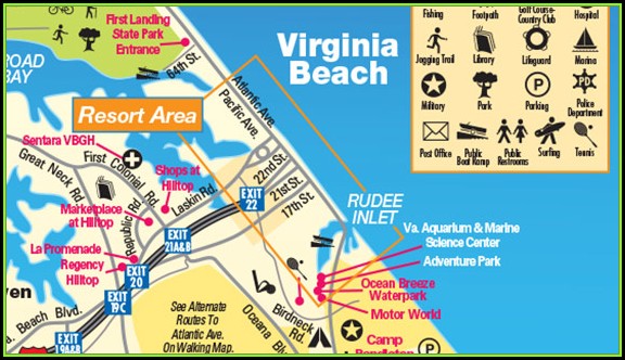 Map Of Virginia Beach Hotels Oceanfront Map Of Virginia Beach Hotels Oceanfront
