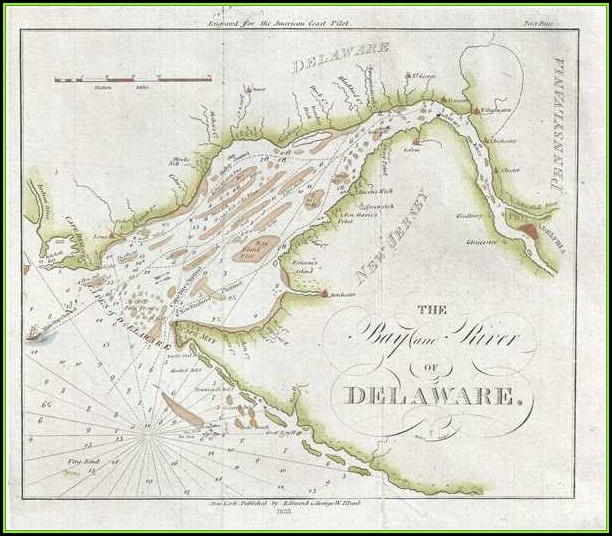 Nautical Map Of Delaware Bay Nautical Map Of Delaware Bay