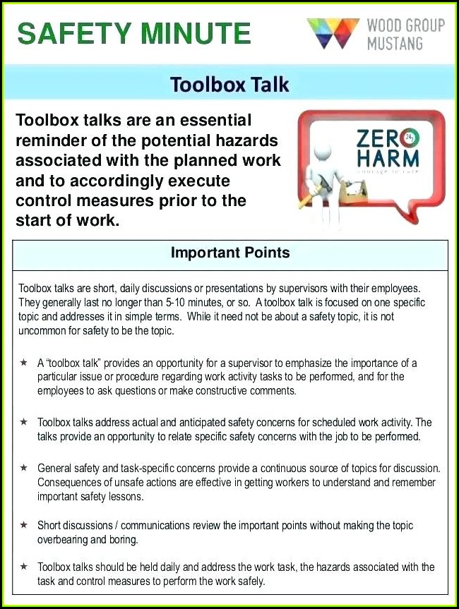 Tailgate Safety Meeting Form Pdf Tailgate Safety Meeting Form Pdf