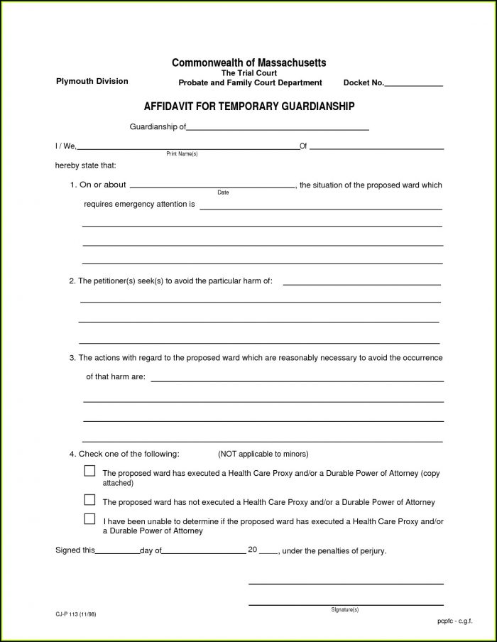 Texas Legal Guardianship Forms Texas Legal Guardianship Forms