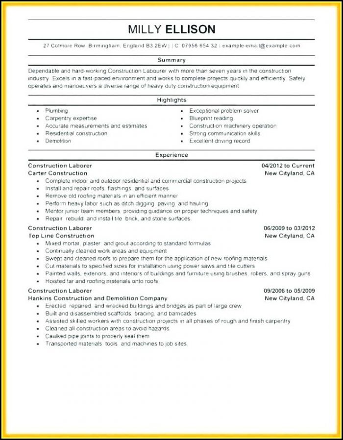 Apprentice Carpenter Resume Template Apprentice Carpenter Resume Template