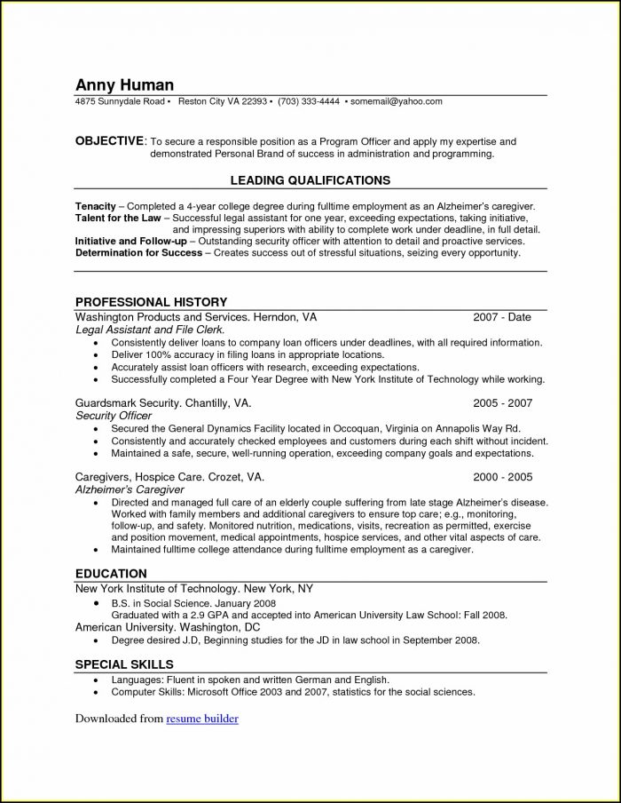 Are There Any Completely Free Resume Builders Are There Any Completely Free Resume Builders