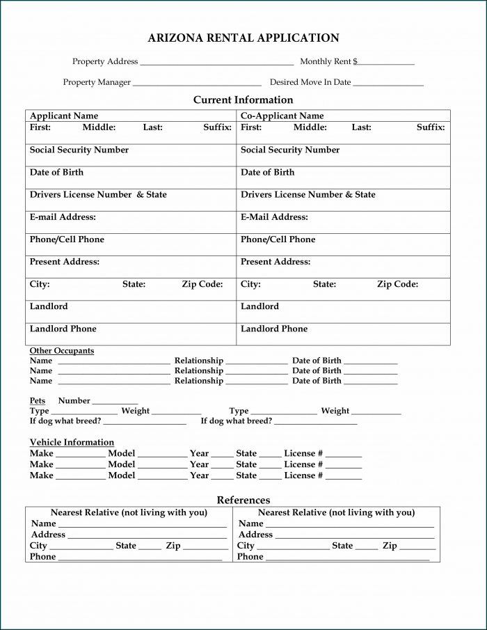 Arizona Landlord Tenant Forms Arizona Landlord Tenant Forms