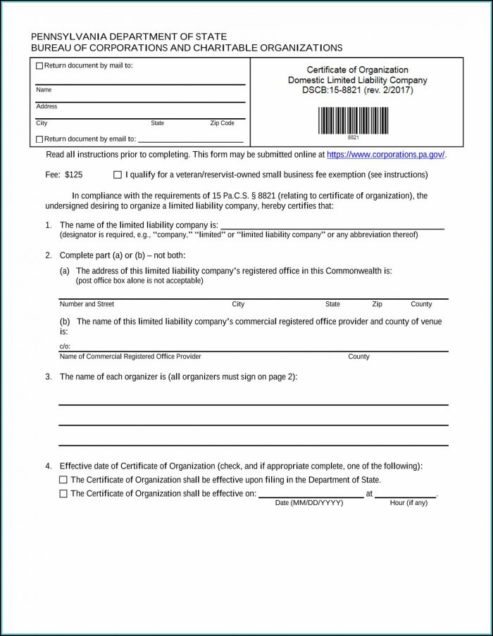 Benefits Of Forming An Llc In Pennsylvania Benefits Of Forming An Llc In Pennsylvania