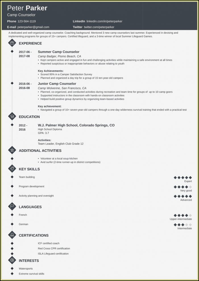 College Admissions Counselor Resume Sample College Admissions Counselor Resume Sample