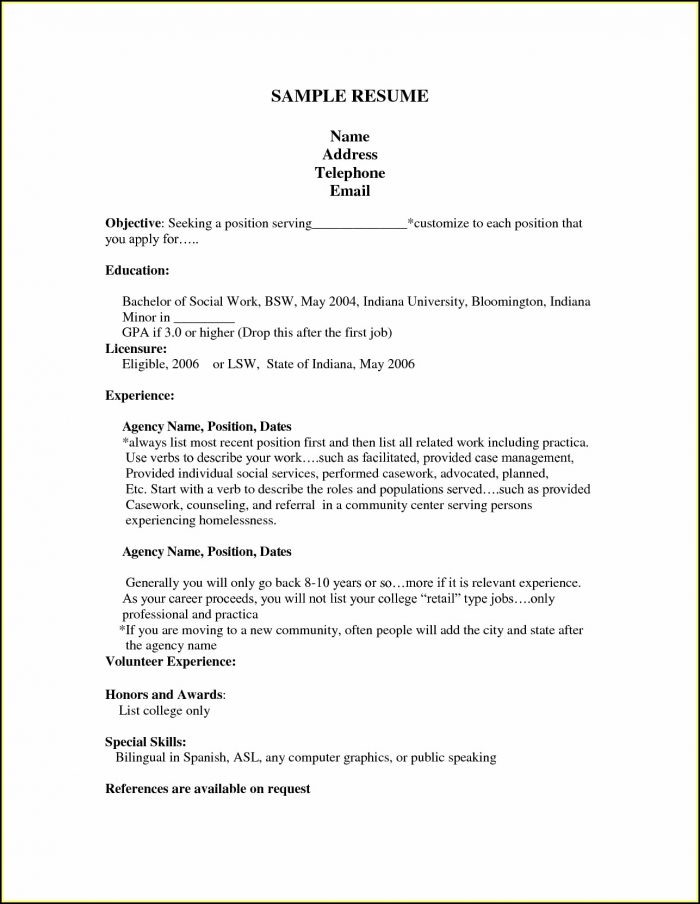 Creating A Resume Template Creating A Resume Template