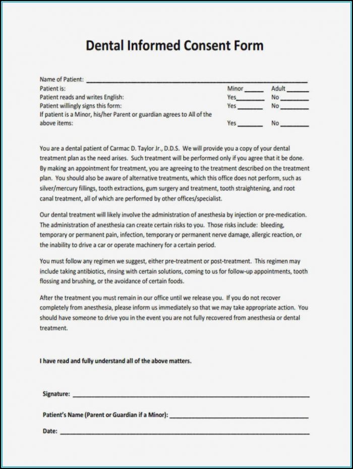 Dental Implant Removal Consent Form - Form : Resume Examples #qb1VDGd3R2