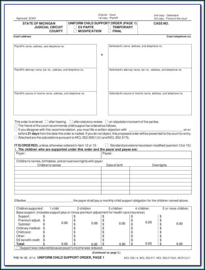 Divorce Forms Online Michigan Divorce Forms Online Michigan