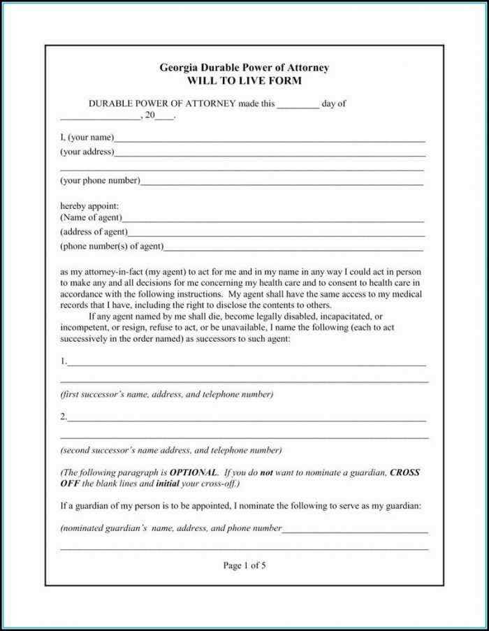 Durable Medical Power Of Attorney Form Missouri Durable Medical Power Of Attorney Form Missouri