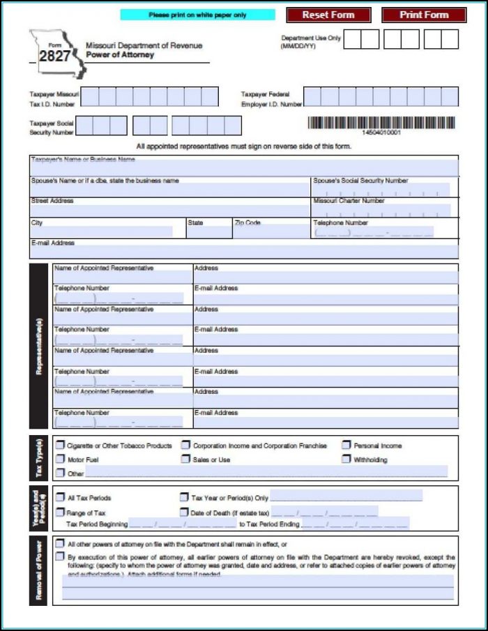Durable Power Of Attorney Form Missouri Financial Durable Power Of Attorney Form Missouri Financial