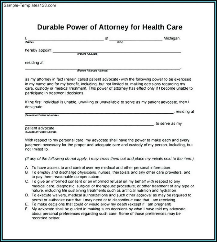 Durable Power Of Attorney Form Texas 2018 Durable Power Of Attorney Form Texas 2018