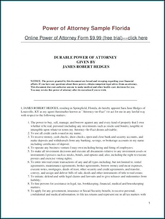 Durable Power Of Attorney Texas Form 2018 Durable Power Of Attorney Texas Form 2018