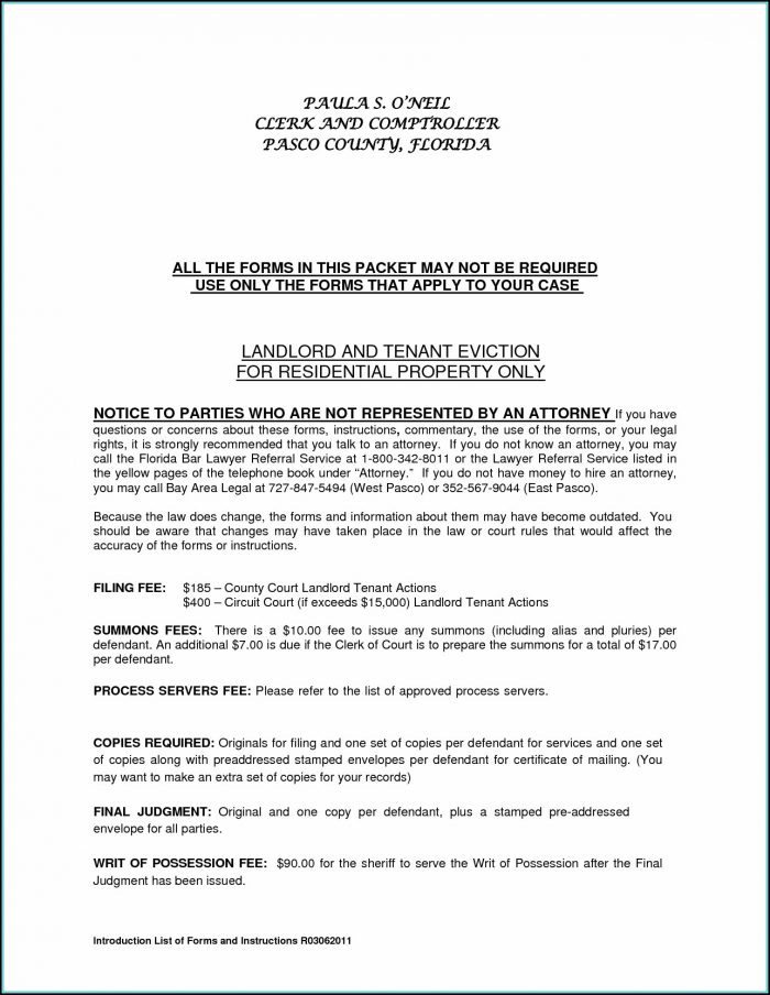 Eviction Notice Form Letter Eviction Notice Form Letter