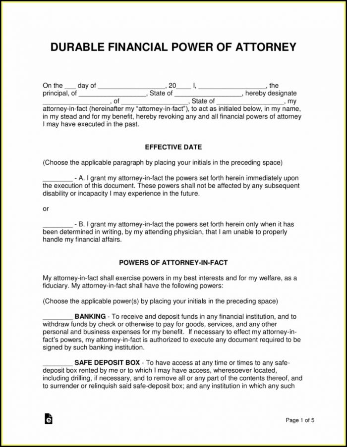 Fillable Durable Power Of Attorney Form Ny Fillable Durable Power Of Attorney Form Ny