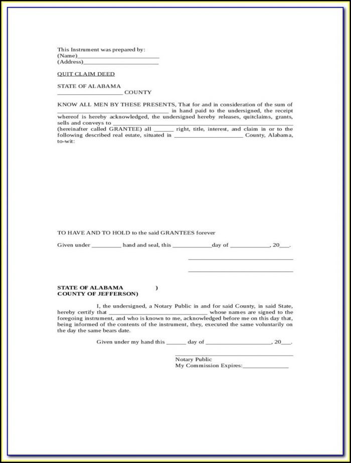 Florida Quit Claim Deed Form Volusia County Florida Quit Claim Deed Form Volusia County