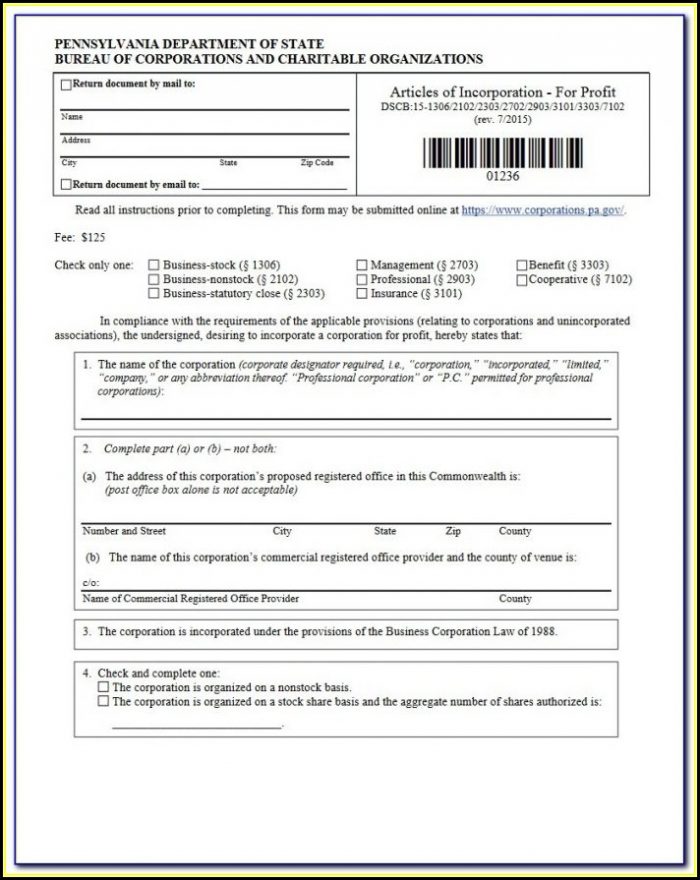Forming A Single Member Llc In Pennsylvania Forming A Single Member Llc In Pennsylvania