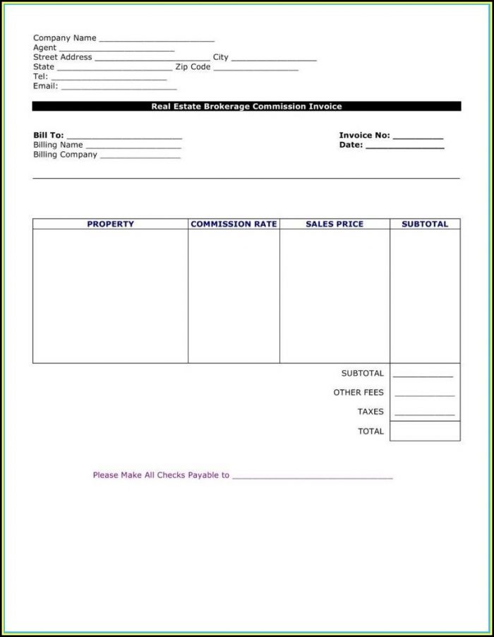 Free Blank Invoice Form Pdf Free Blank Invoice Form Pdf