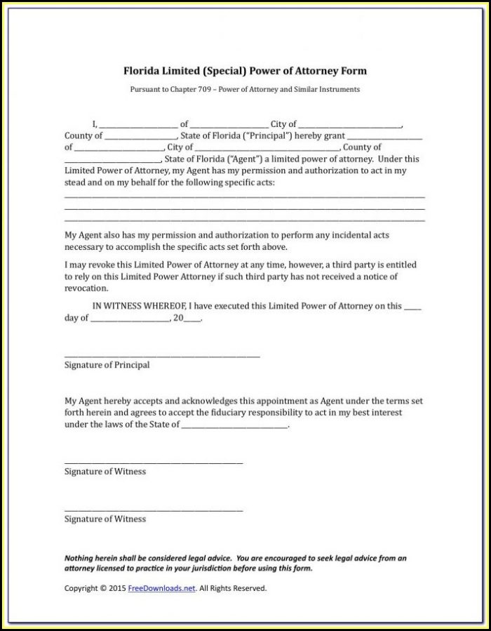 Free Blank Power Of Attorney Form Ohio Free Blank Power Of Attorney Form Ohio