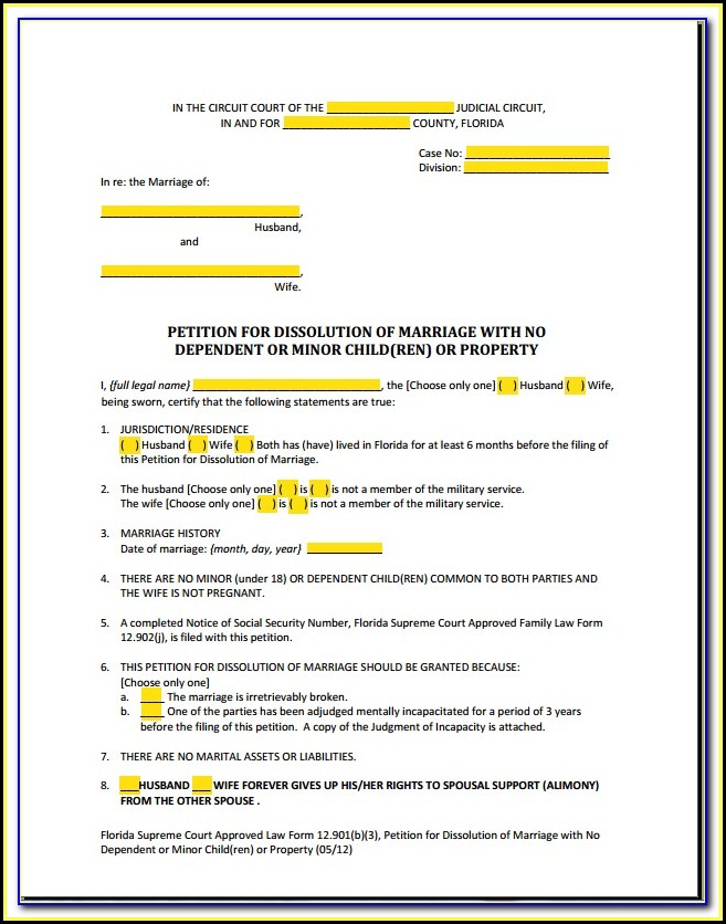 Free Florida Separation Agreement Form Free Florida Separation Agreement Form