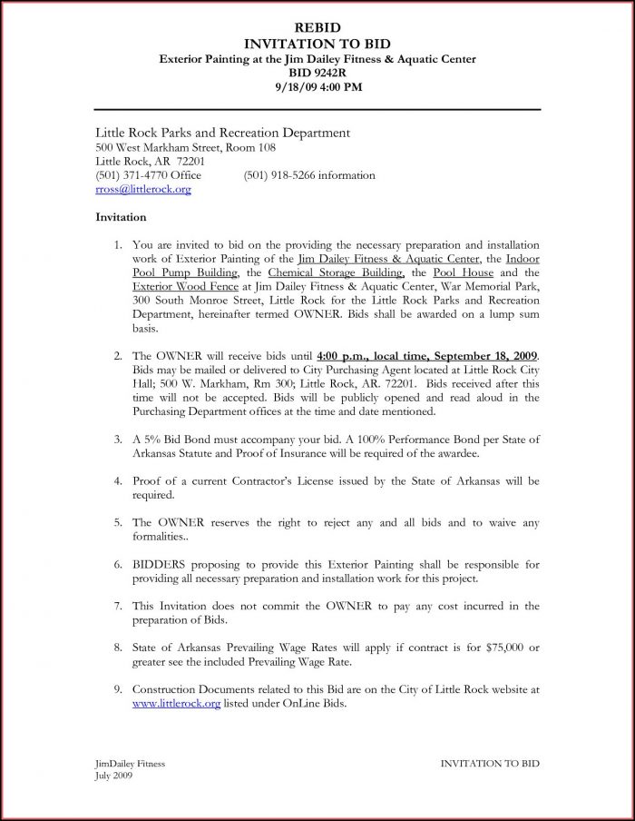 Free Painting Proposal Template Download Free Painting Proposal Template Download
