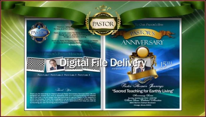 Free Pastor's Anniversary Programs Samples Free Pastor's Anniversary Programs Samples