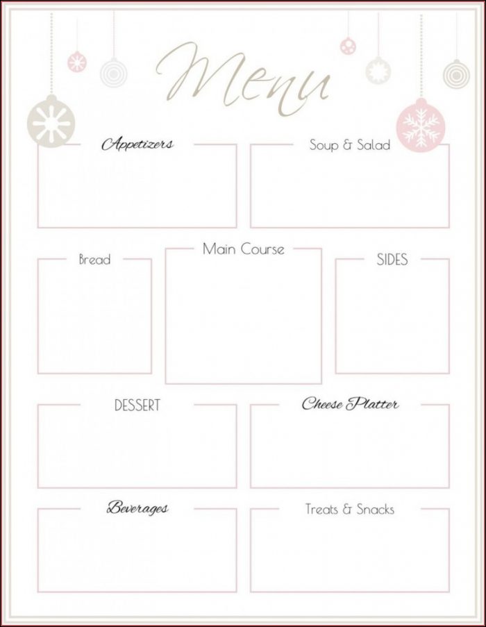 Free Printable Bakery Menu Templates Free Printable Bakery Menu Templates
