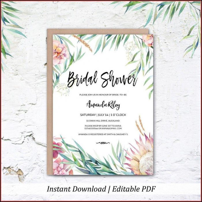 Free Printable Bridal Shower Invitation Templates For Word Free Printable Bridal Shower Invitation Templates For Word