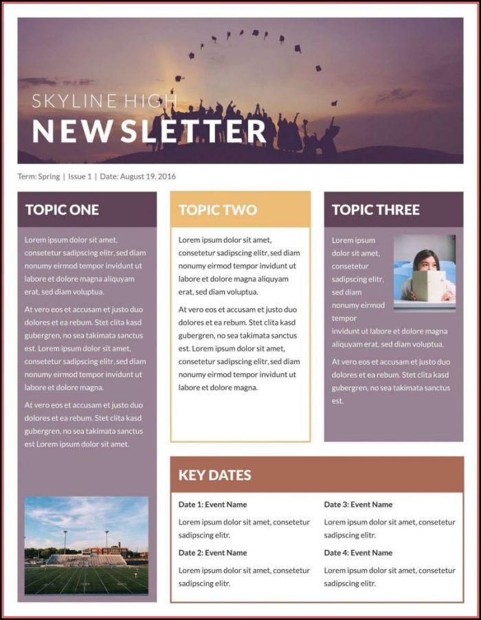 Free Printable Classroom Newsletter Templates Free Printable Classroom Newsletter Templates