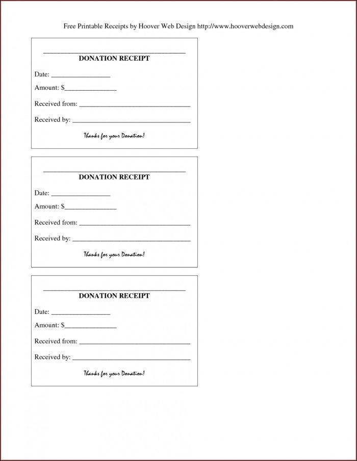 Free Printable Donation Receipt Template Free Printable Donation Receipt Template