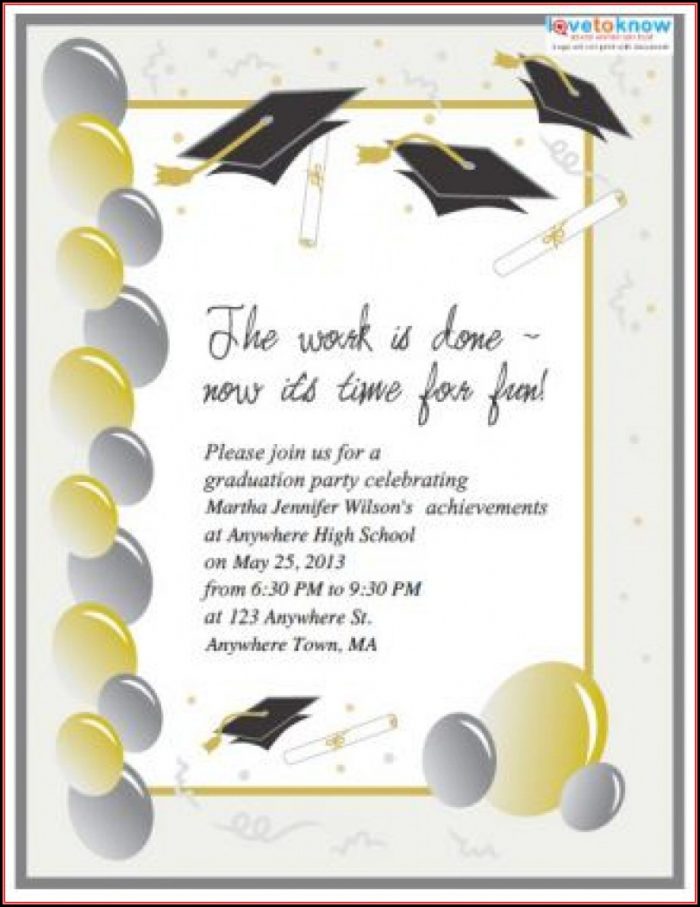 Free Printable Graduation Invitation Templates 2018 Free Printable Graduation Invitation Templates 2018