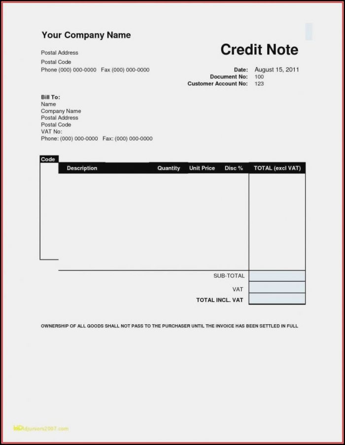 Free Printable Invoices Templates Free Printable Invoices Templates