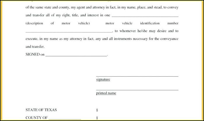 Free Printable Power Of Attorney Form Ohio Free Printable Power Of Attorney Form Ohio