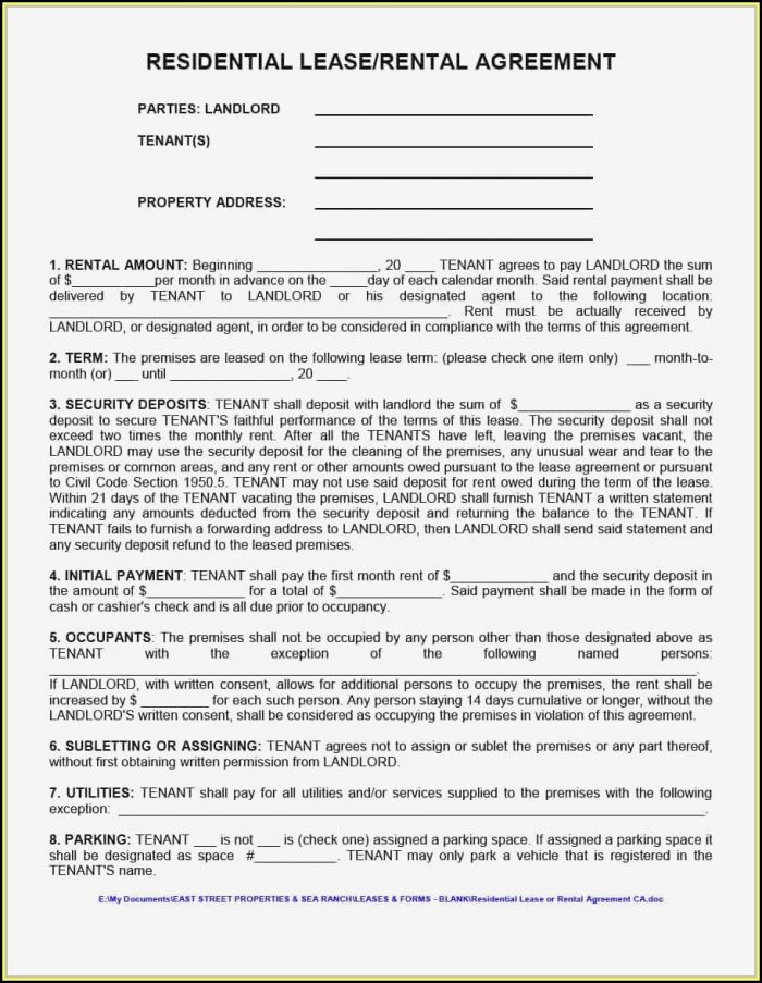 Free Roommate Lease Agreement Form Free Roommate Lease Agreement Form