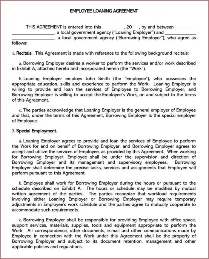 Free Simple Loan Agreement Template Uk Word Free Simple Loan Agreement Template Uk Word