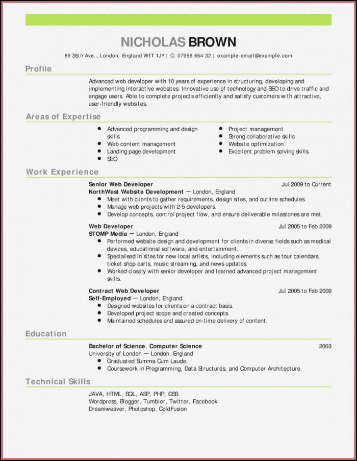 Free Teacher Resume Templates For Google Docs Free Teacher Resume Templates For Google Docs