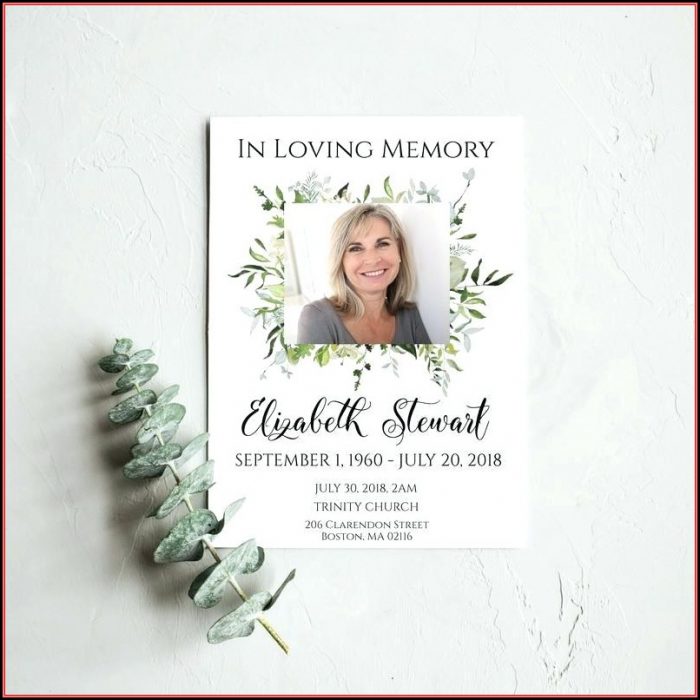 Funeral Flyer Template Publisher Funeral Flyer Template Publisher