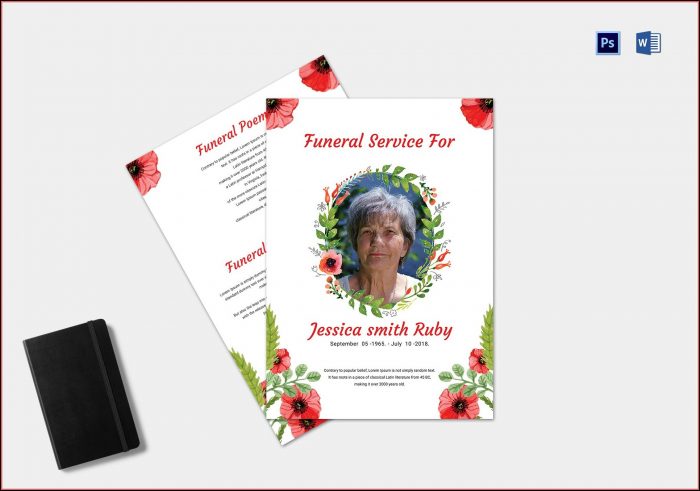 Funeral Service Template Microsoft Word Funeral Service Template Microsoft Word