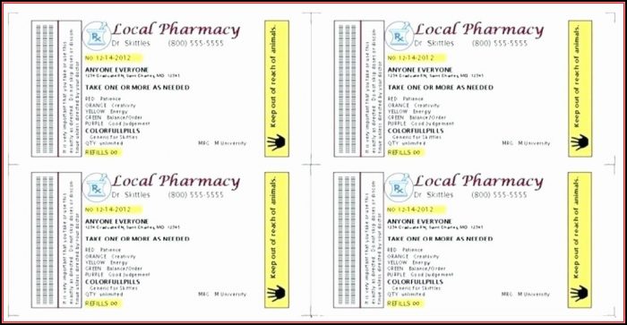 Funny Pill Bottle Label Template Funny Pill Bottle Label Template