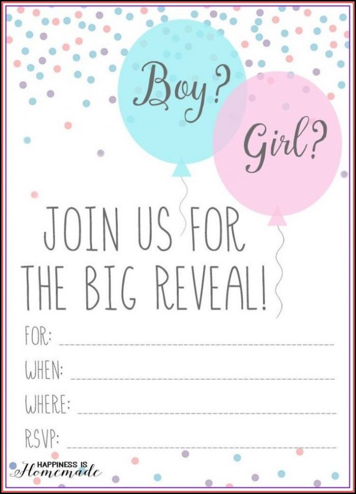 Gender Reveal Email Templates Gender Reveal Email Templates
