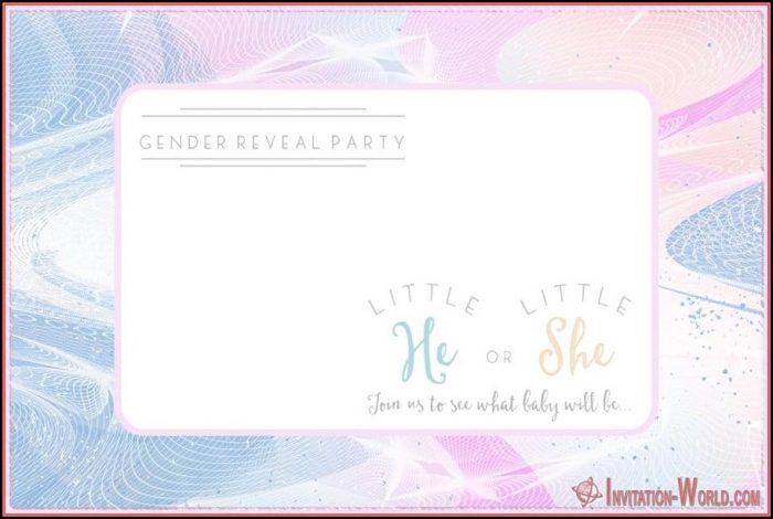 Gender Reveal Word Templates Gender Reveal Word Templates