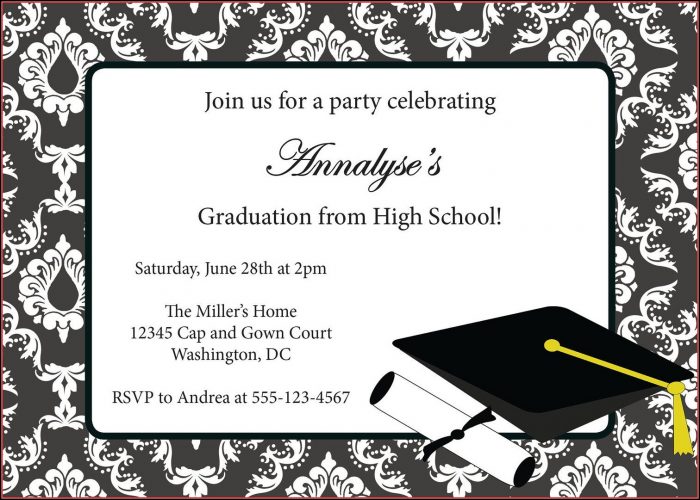 Graduation Invitation Templates Free Download Graduation Invitation Templates Free Download