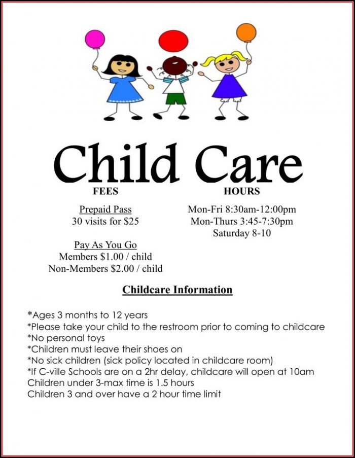 Home Daycare Flyer Templates Home Daycare Flyer Templates