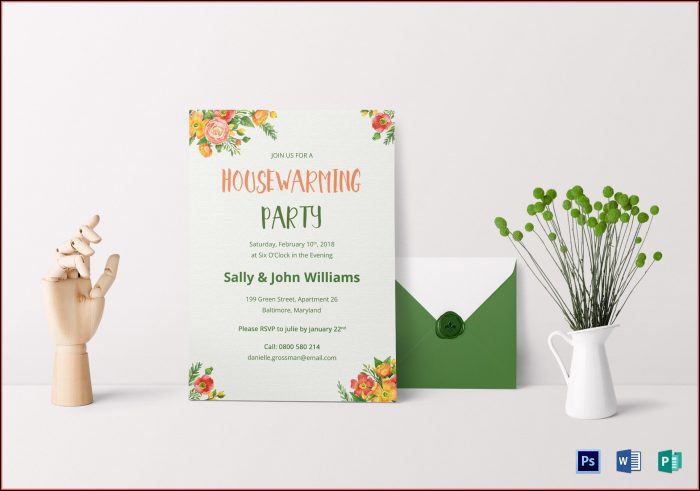 Housewarming Invitation Template Housewarming Invitation Template